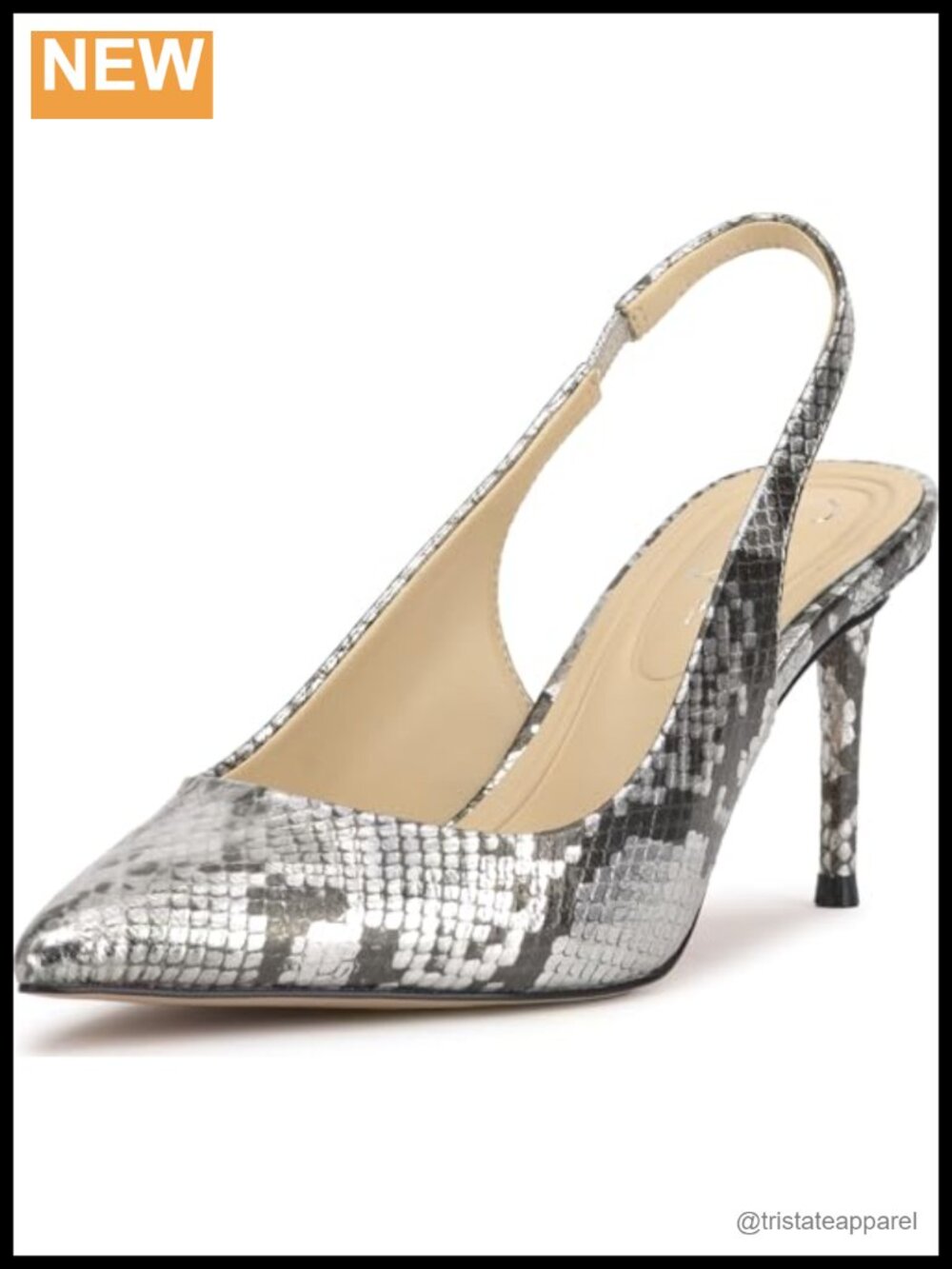Faux Leather Stiletto Pointed Toe Pumps